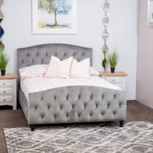 LOUISA FABRIC BED FRAME